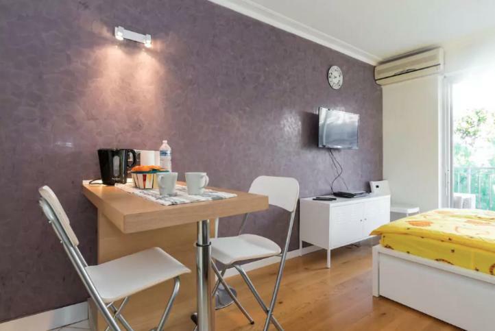 Quiet Studio With A Big Balcony Nizza Exterior foto